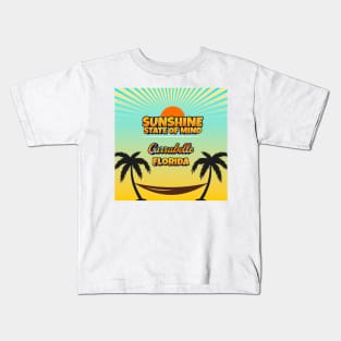 Carrabelle Florida - Sunshine State of Mind Kids T-Shirt